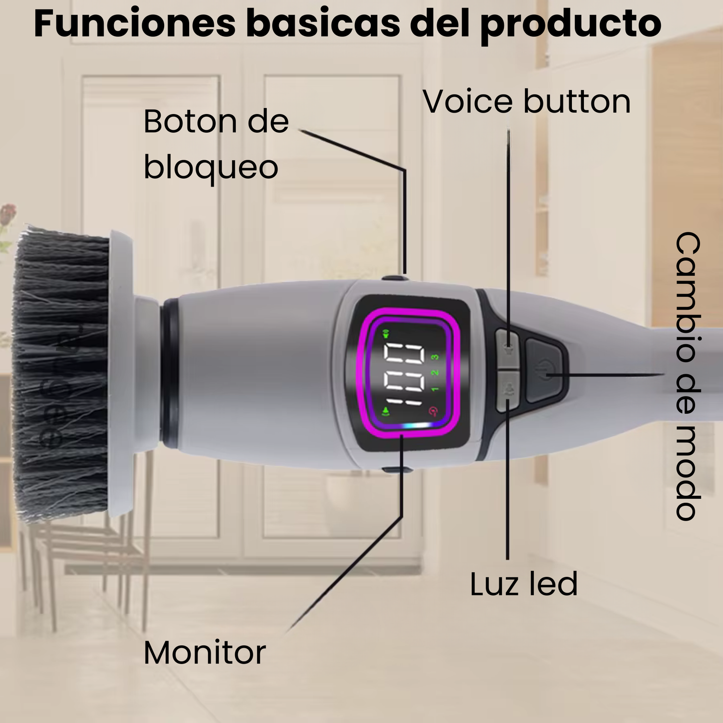 Cepillo de limpieza 10 en 1