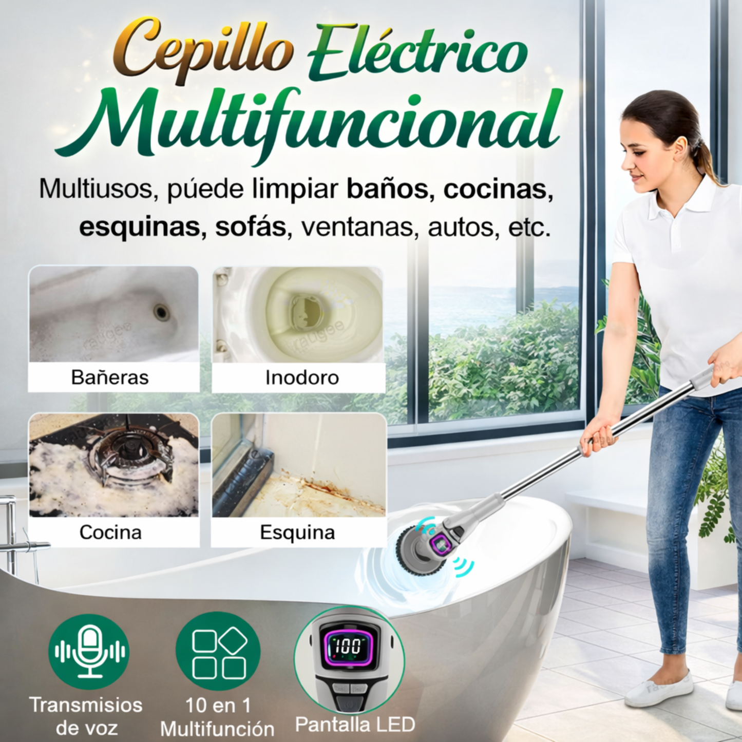 Cepillo de limpieza 10 en 1