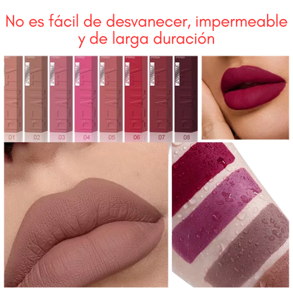 Pintalabios Mate De Larga Duración, Tono 65 - Seductres, Rosa Nude