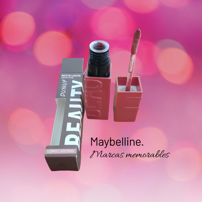 Pintalabios Mate De Larga Duración, Tono 65 - Seductres, Rosa Nude